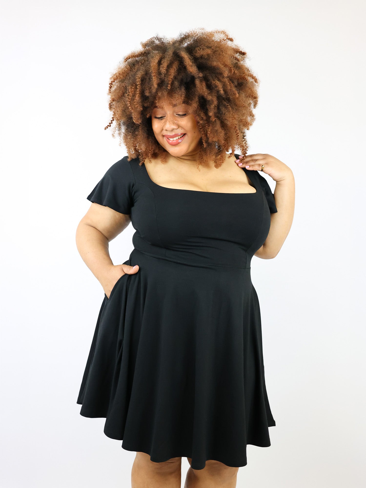 Classic Skort Kleid Ivy - Schwarz