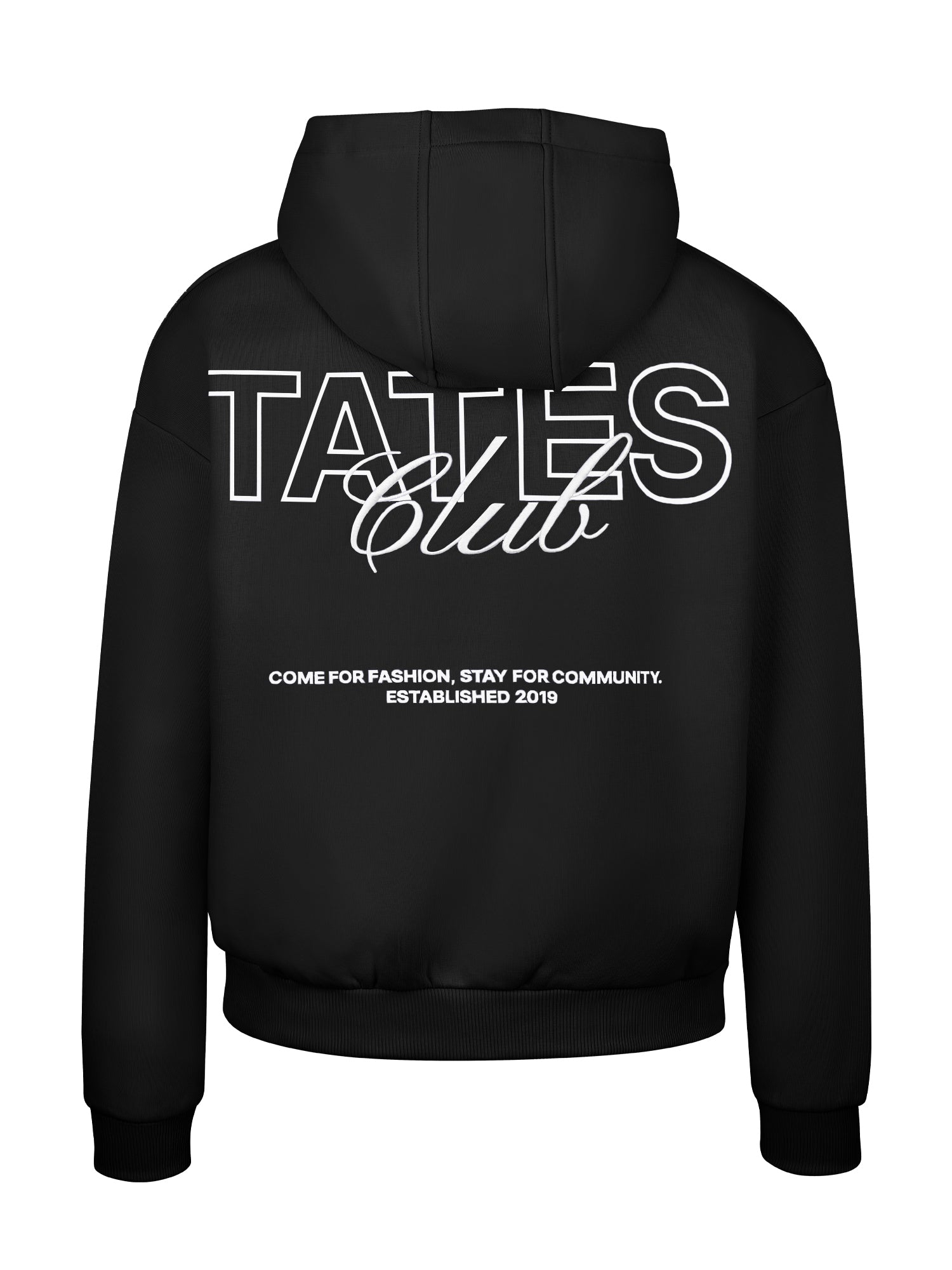 TATES Club Hoodie – Schwarz