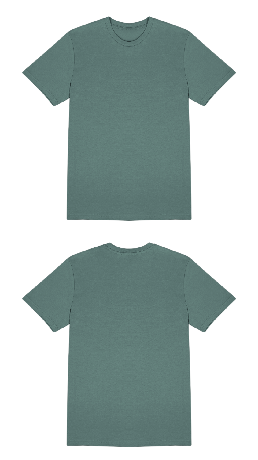 Basic (Build your own) T-Shirt Klassische Farben – Soft green