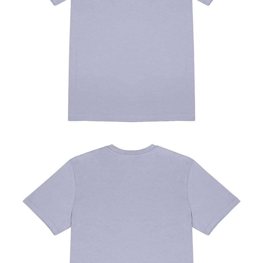 Basic (Build your own) T-Shirt Kräftige Farben – Lavender