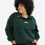 Verstellbarer Crop Sweater – Pine Green