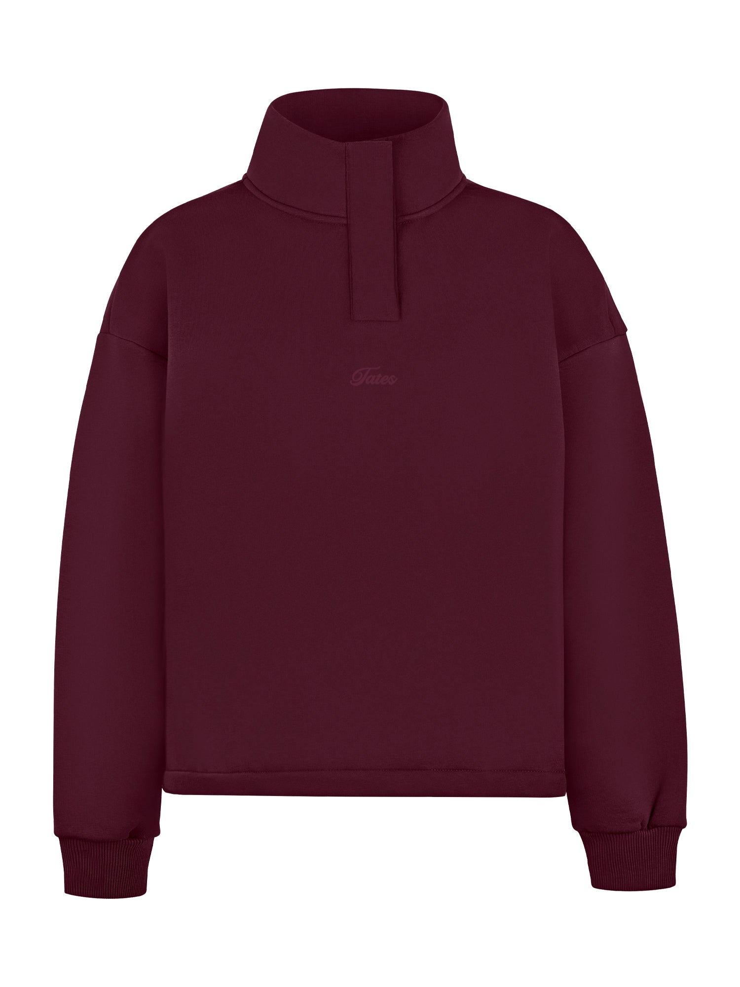 Verstellbarer Crop Sweater – Plum