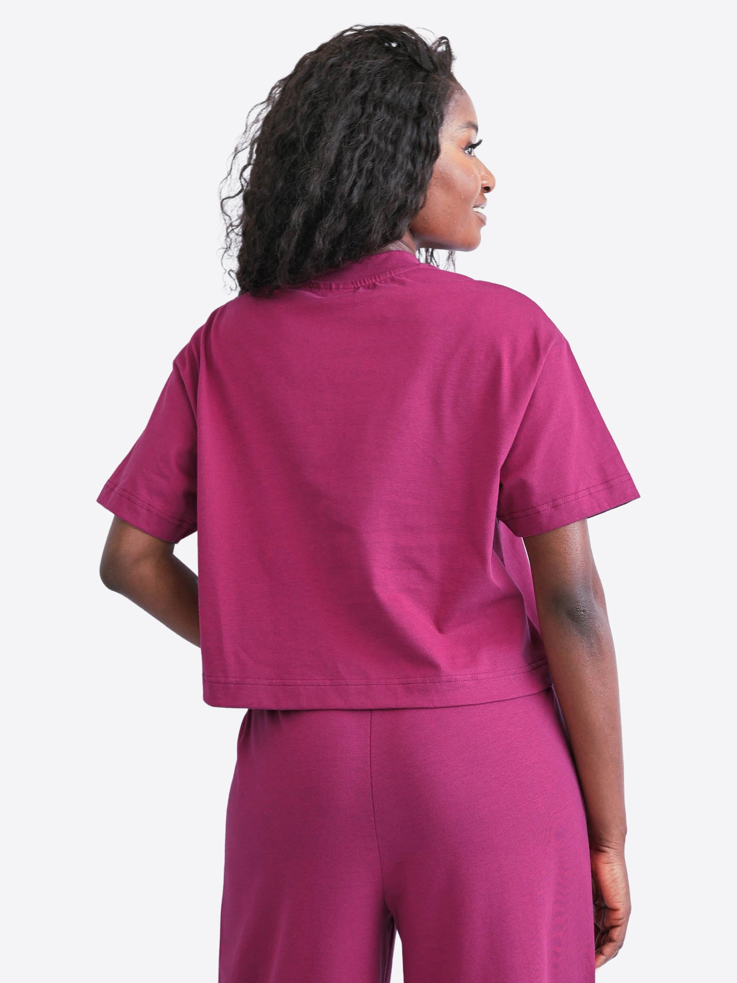 Crop T-Shirt – Berry