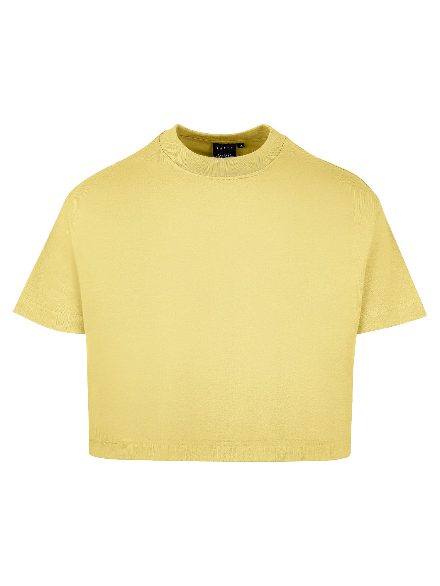 Crop T-Shirt – Butter Yellow