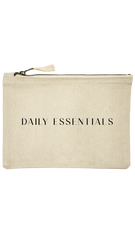 Mini bag mit "Daily essentials" Motiv