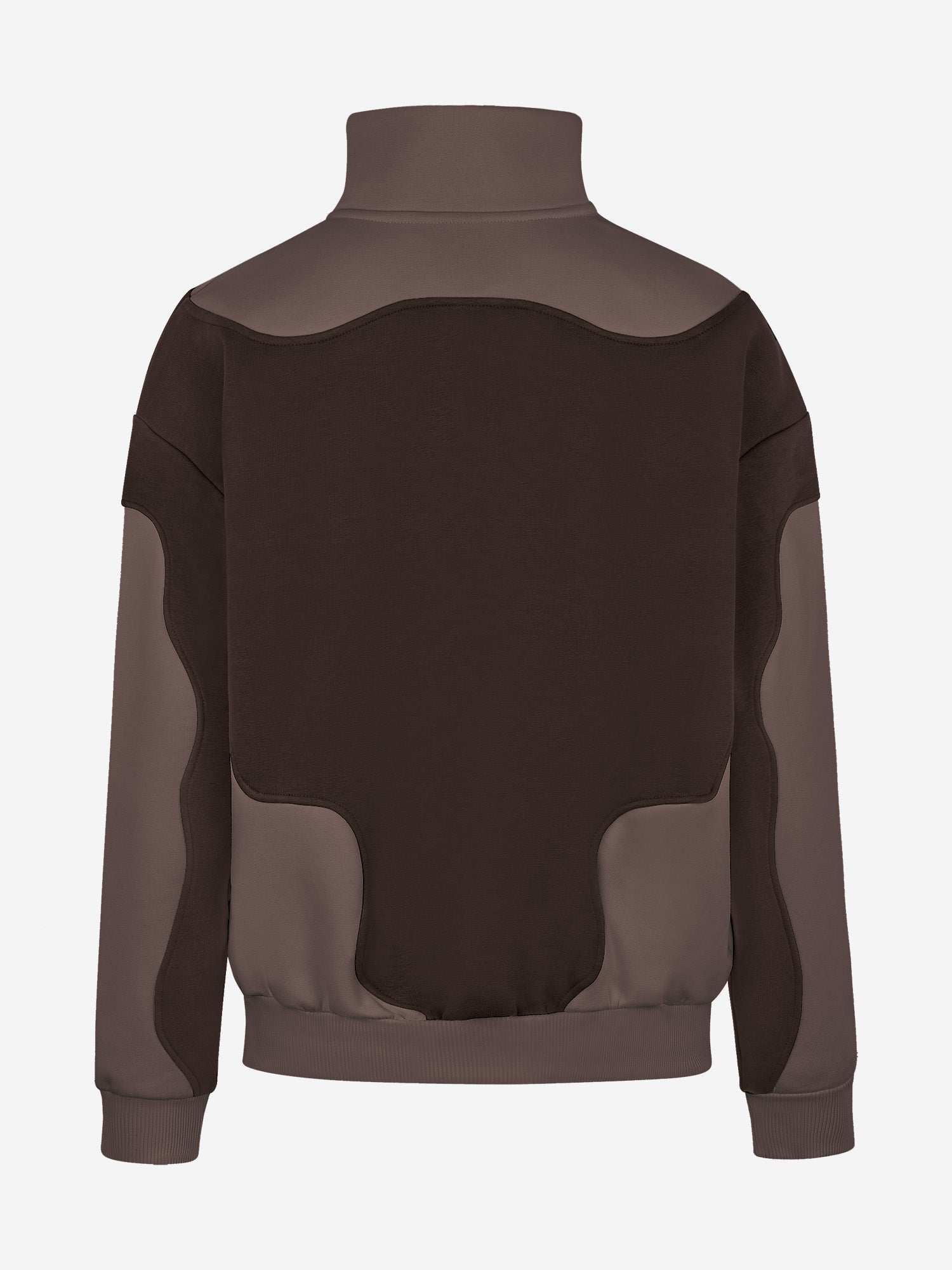 Duo Color Sweater - Dark Chocolate/Coffee