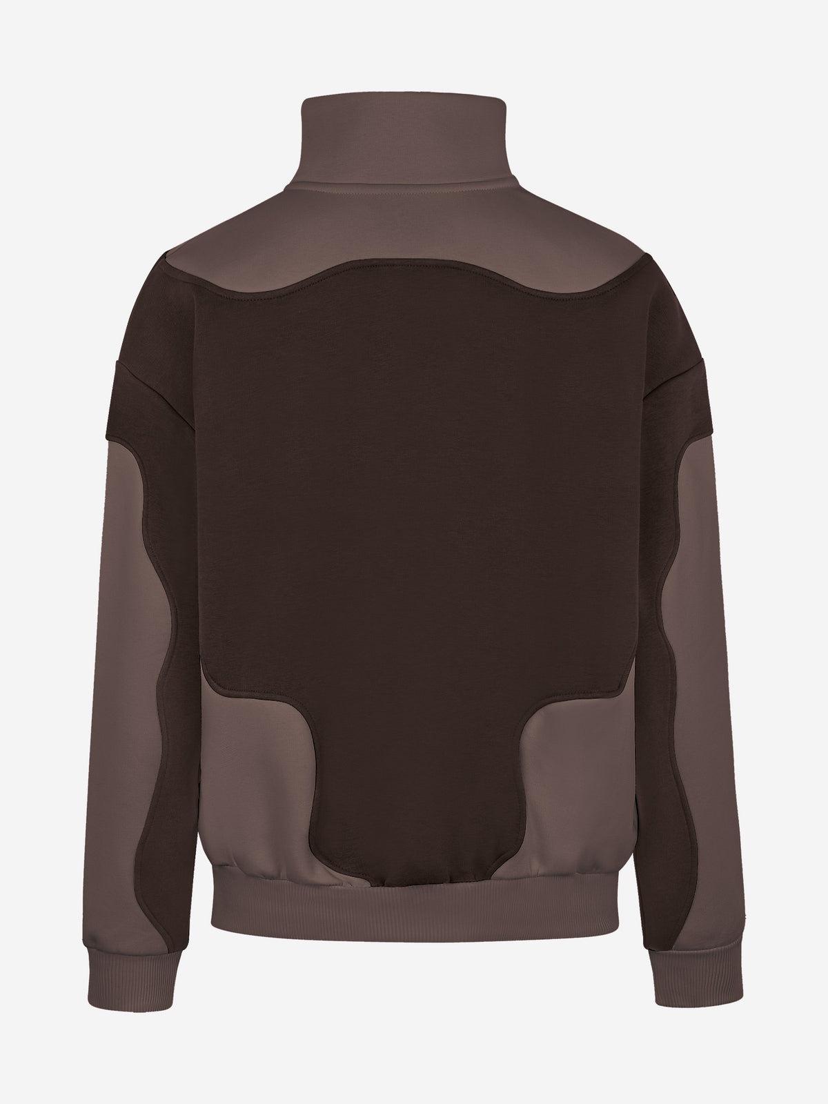 Duo Color Sweater - Dark Chocolate/Coffee