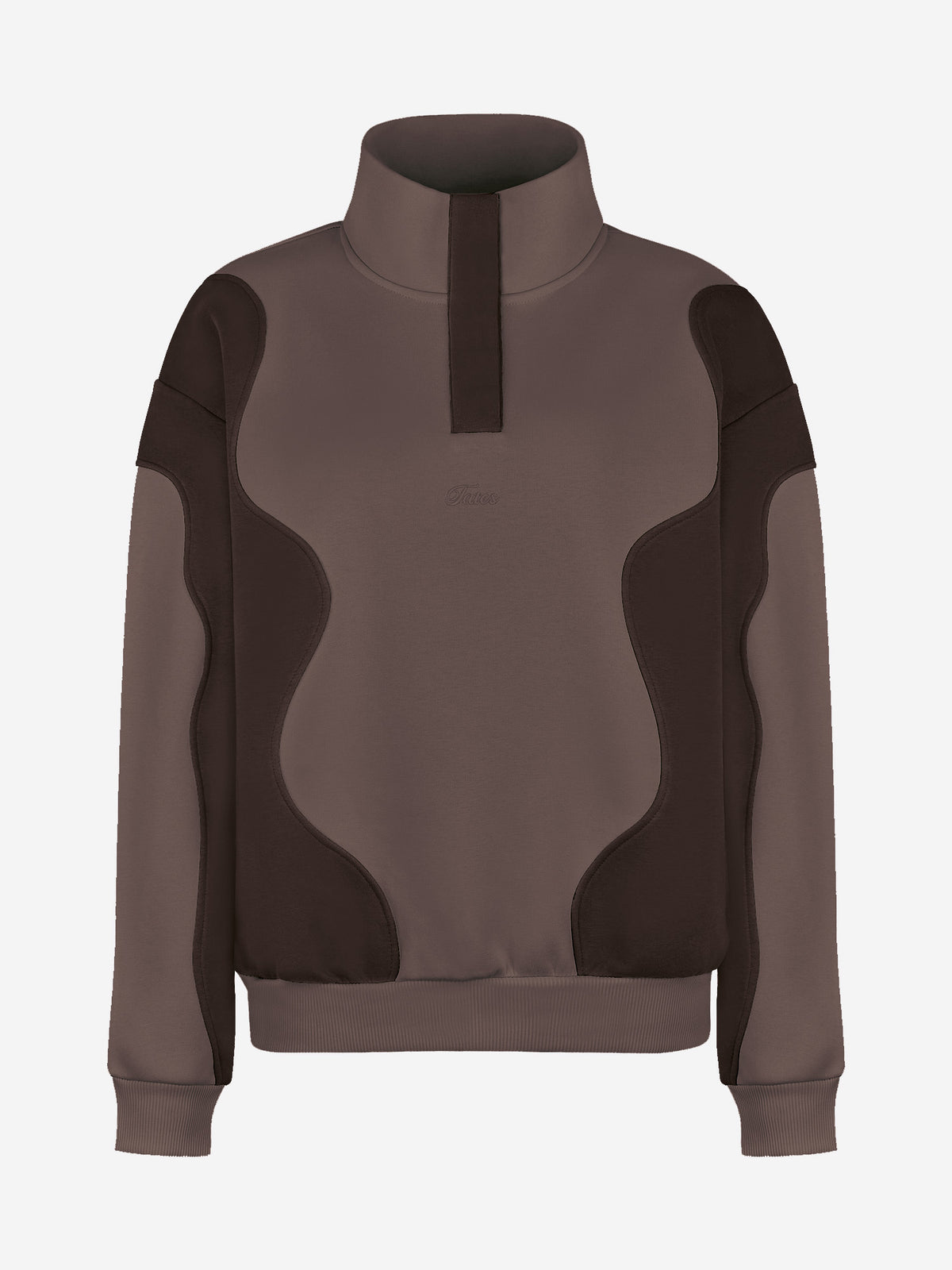 Duo Color Sweater - Dark Chocolate/Coffee