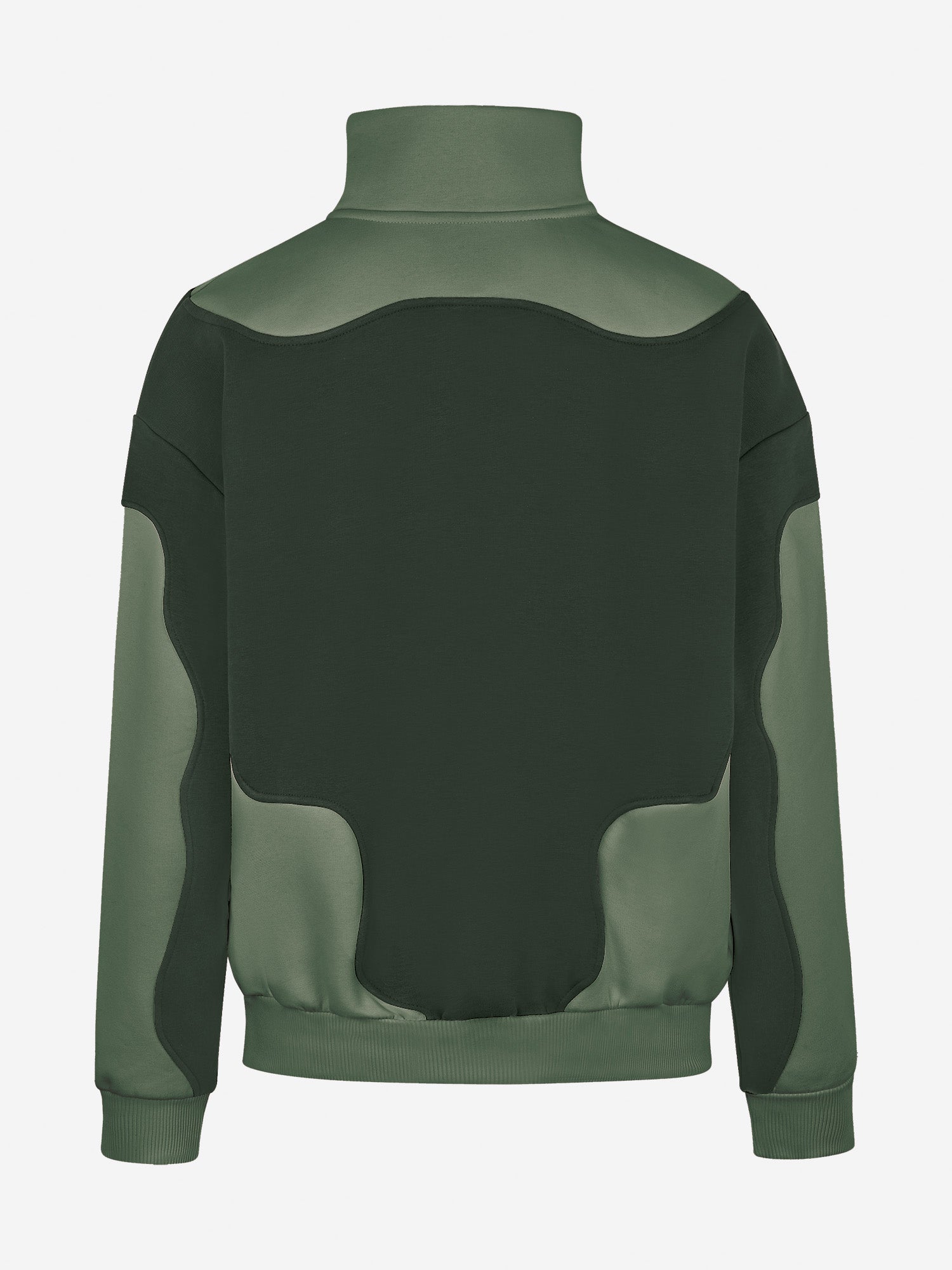 Duo Color Sweater - Evergreen/Moss Green