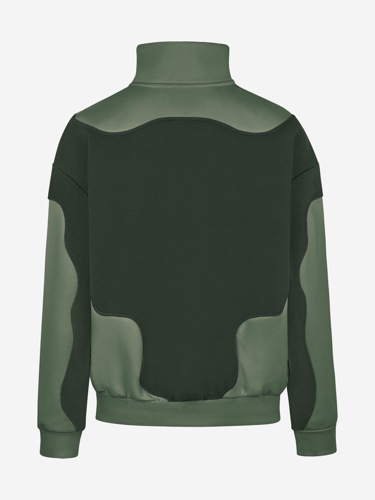 Duo Color Sweater - Evergreen/Moss Green
