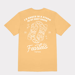 T-Shirt (Normal) mit "Fearless" Motiv