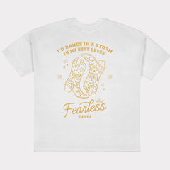 T-Shirt (Oversized) mit "Fearless" Motiv