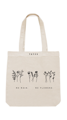 Tote bag mit "Flowers" Motiv