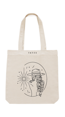 Tote bag mit "Free spirit" Motiv