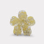 Butter yellow Blumen Haarklammer