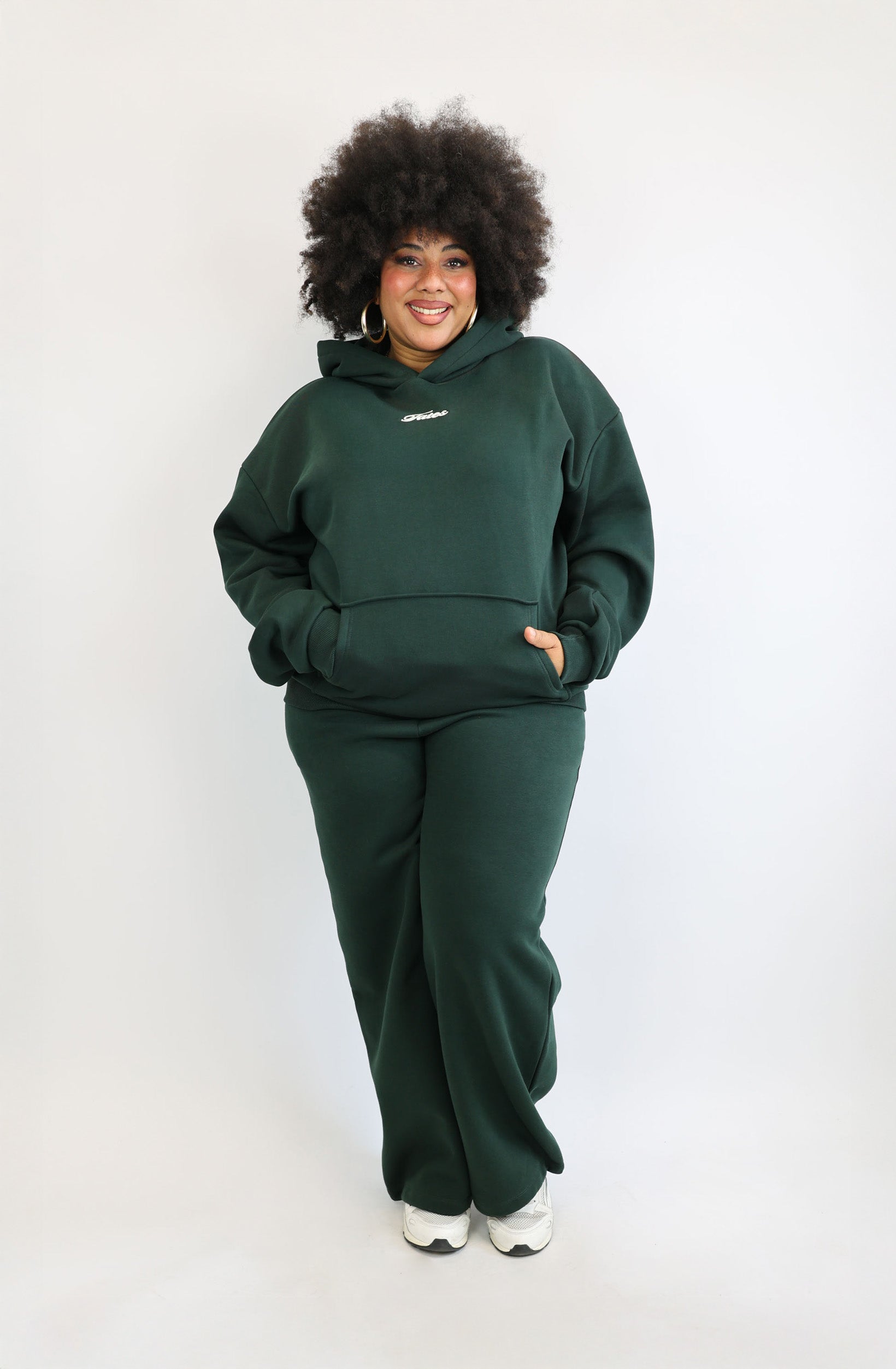 Regular Waistband Hoodie 2.0 – Pine Green