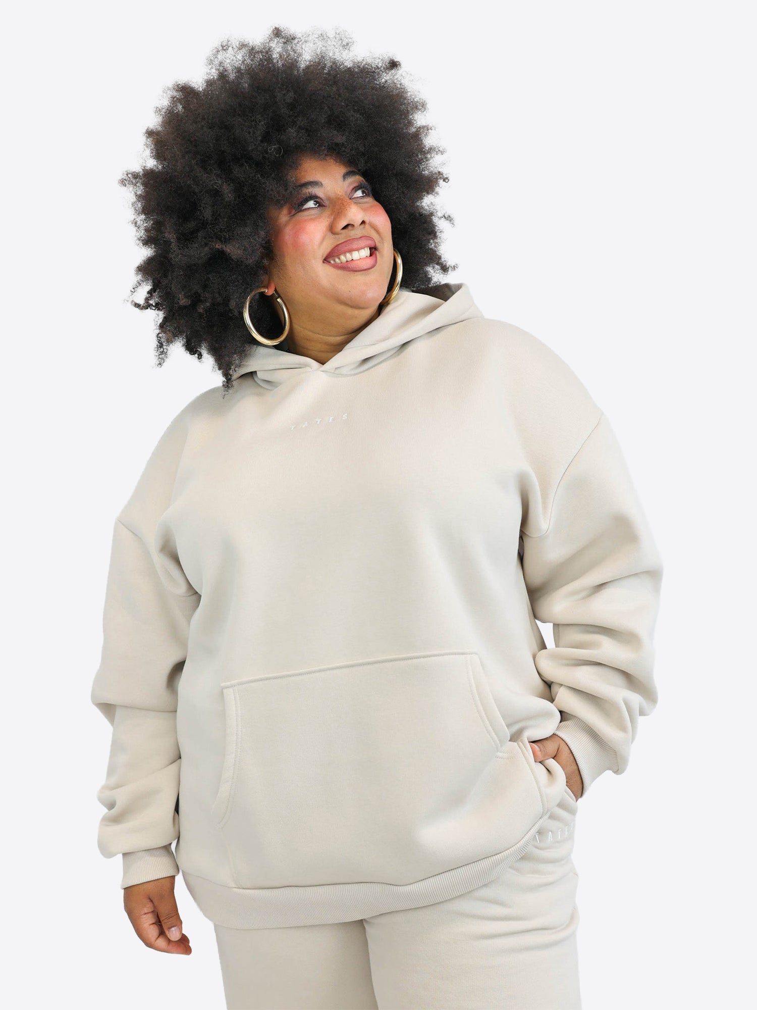 Original Wide Waistband Hoodie 2.0 – Beige