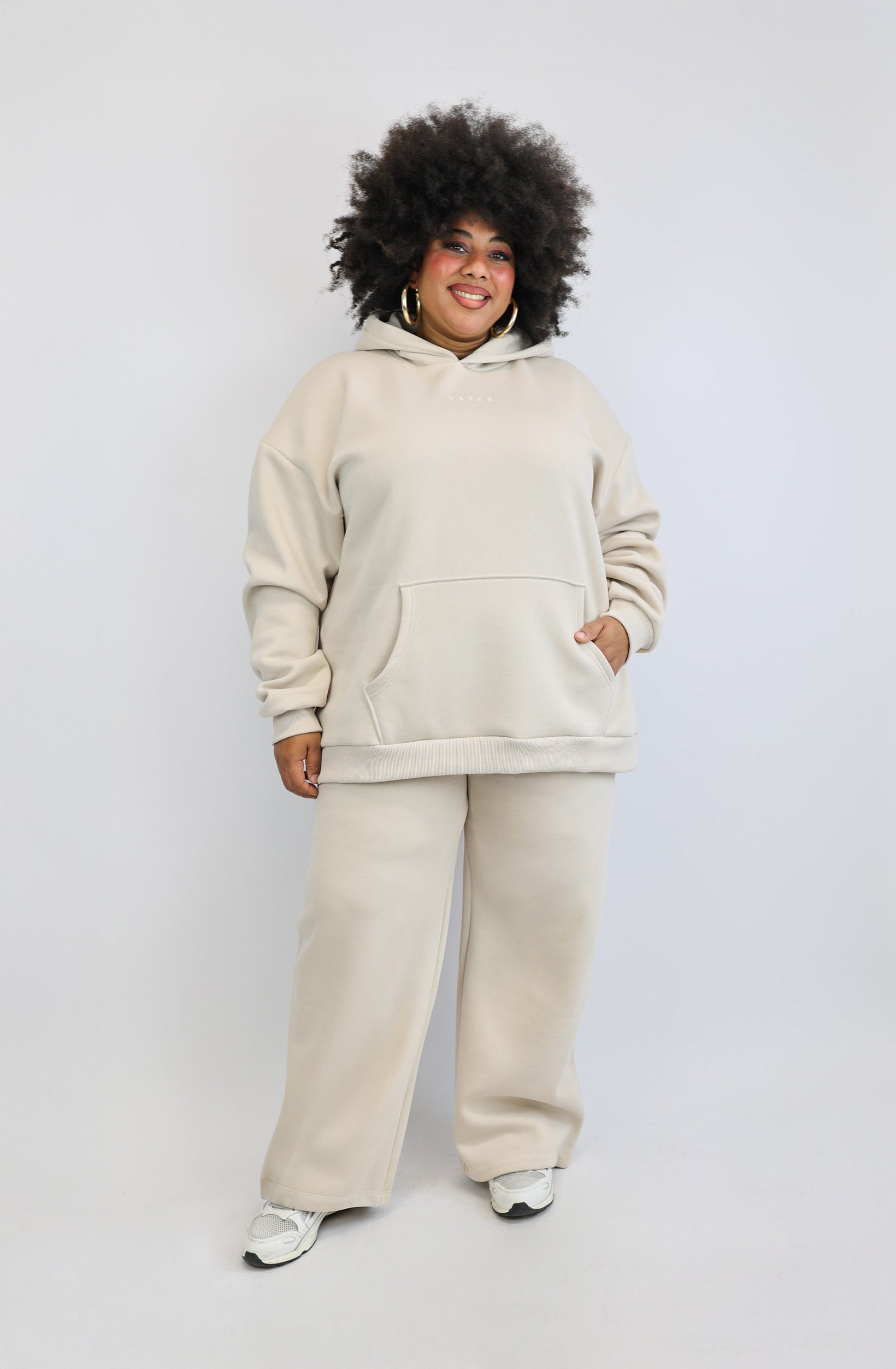 Original Wide Waistband Hoodie 2.0 – Beige