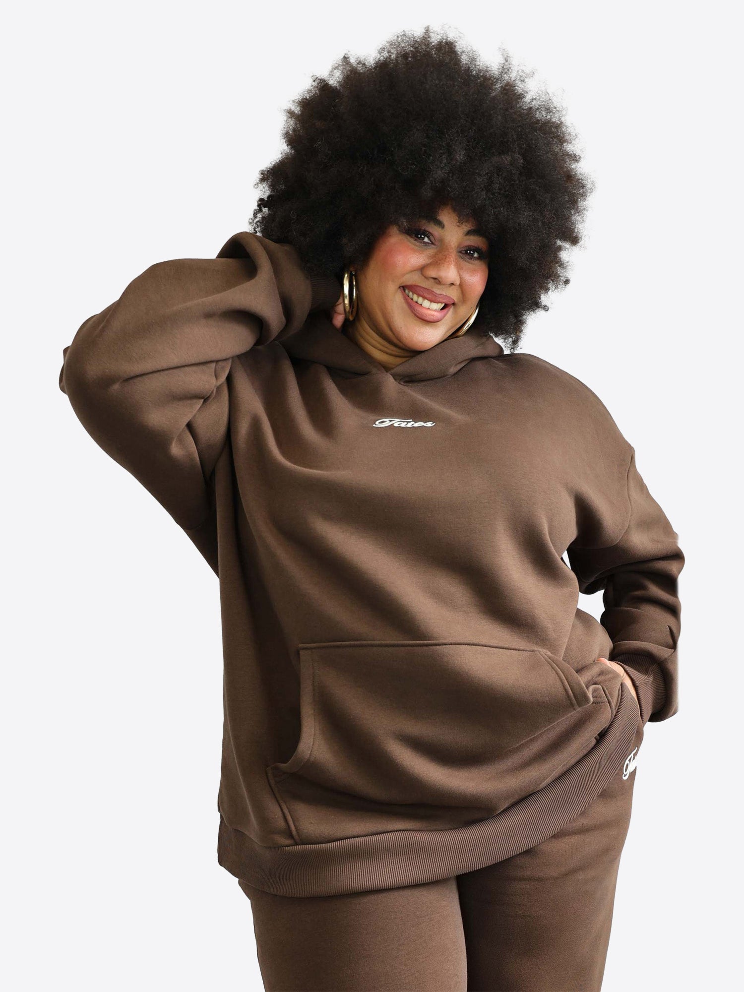 Original Wide Waistband Hoodie 2.0 – Espresso