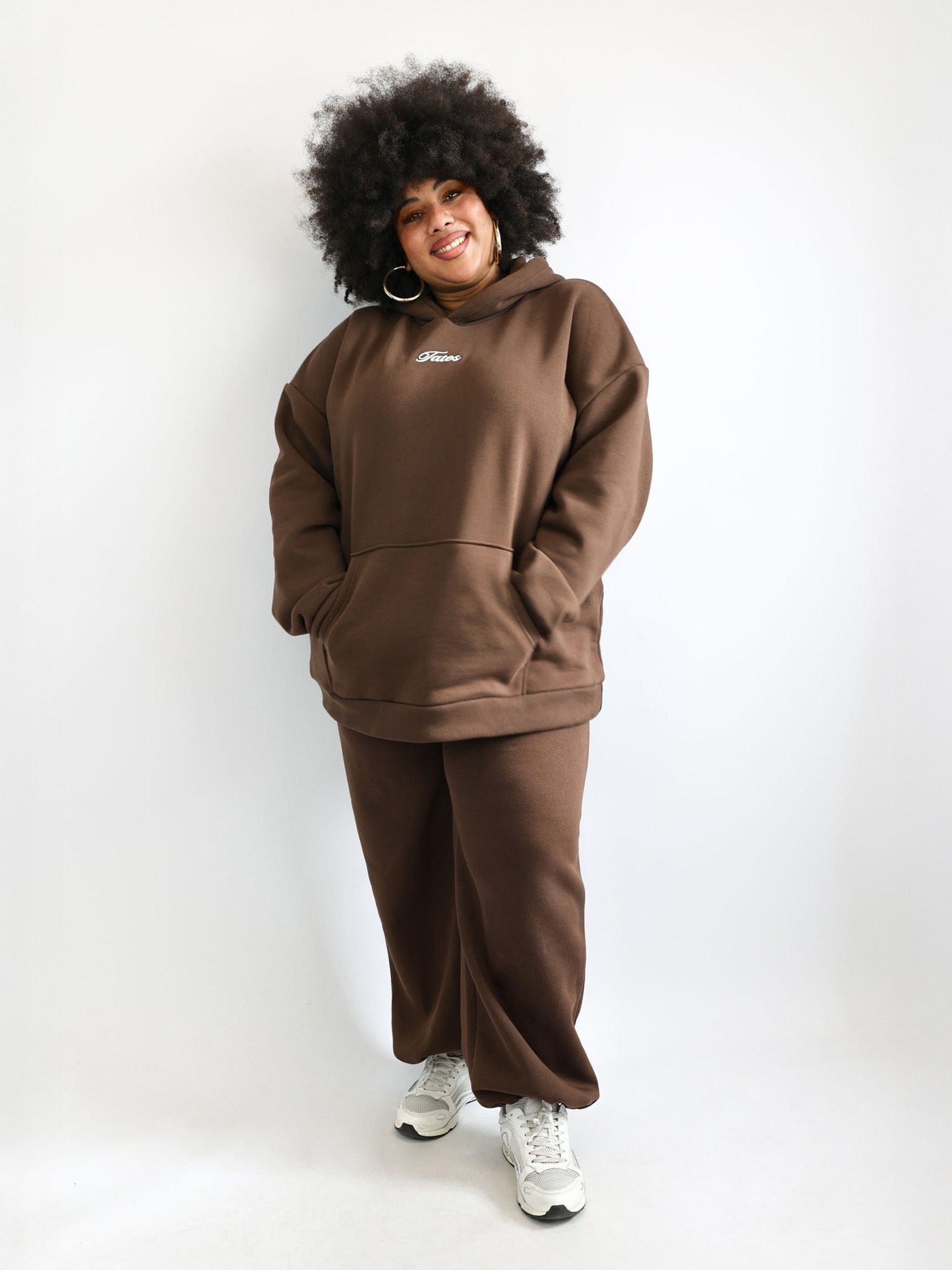 Wide Waistband Hoodie 2.0 – Espresso