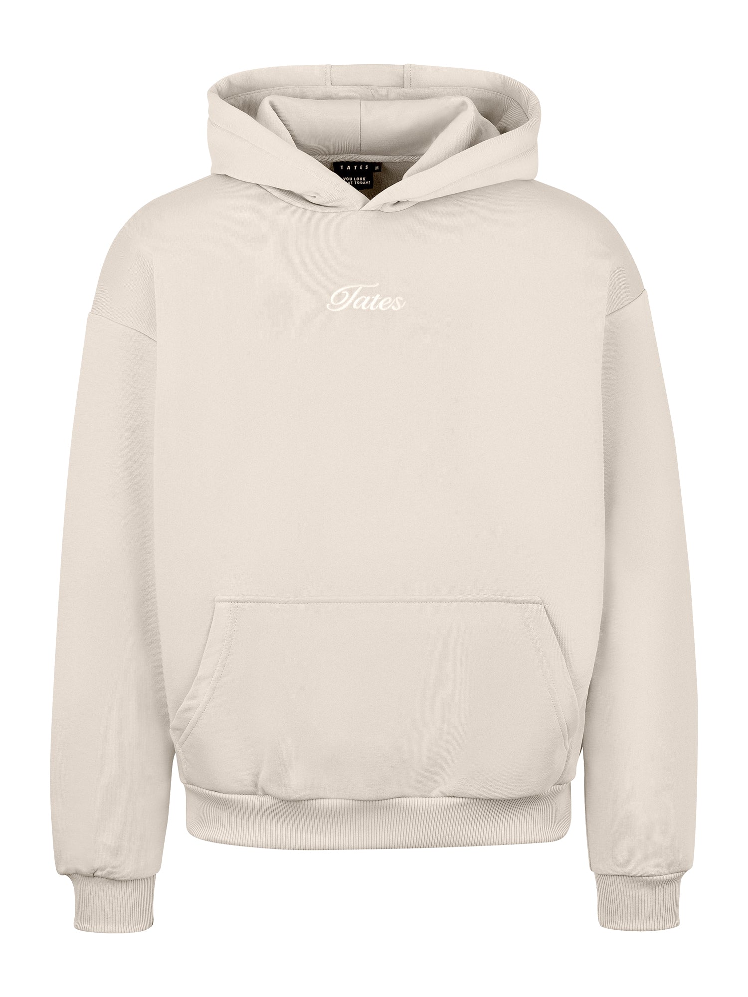 Light Wide Waistband Hoodie – Beige