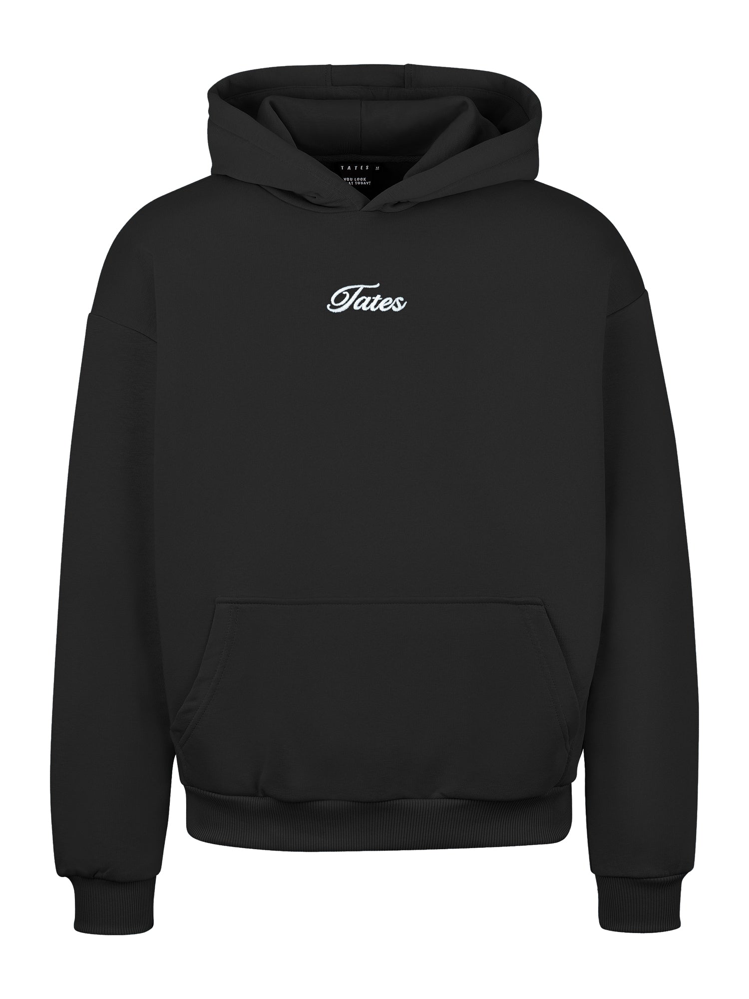 Light Wide Waistband Hoodie – Schwarz