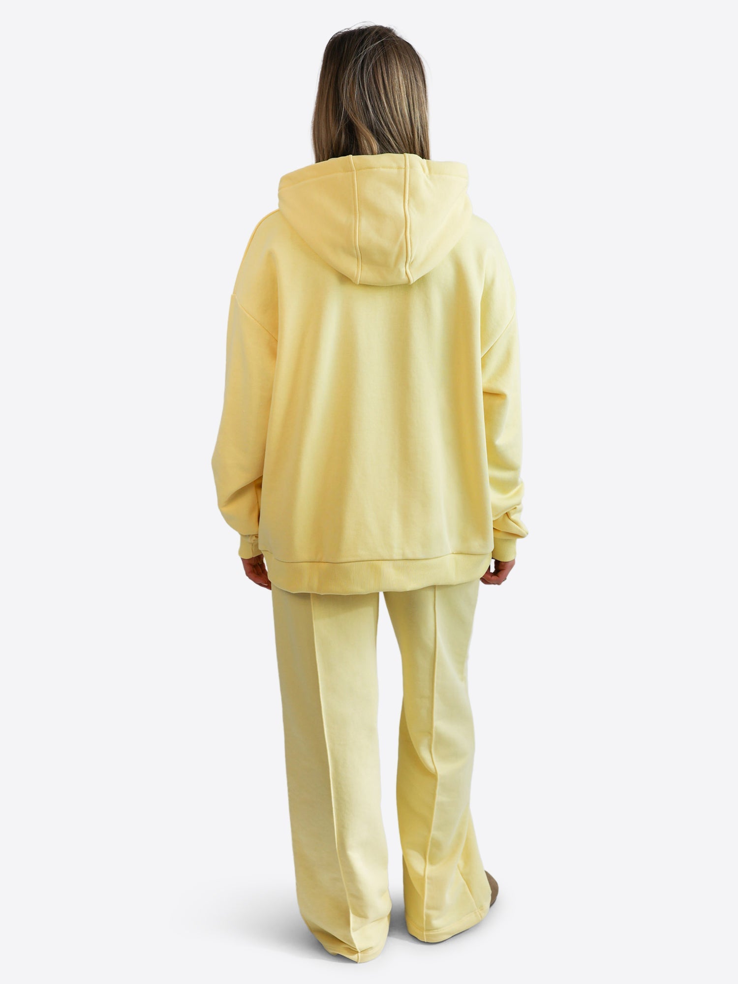 Original Light Wide Waistband Hoodie – Butter Yellow