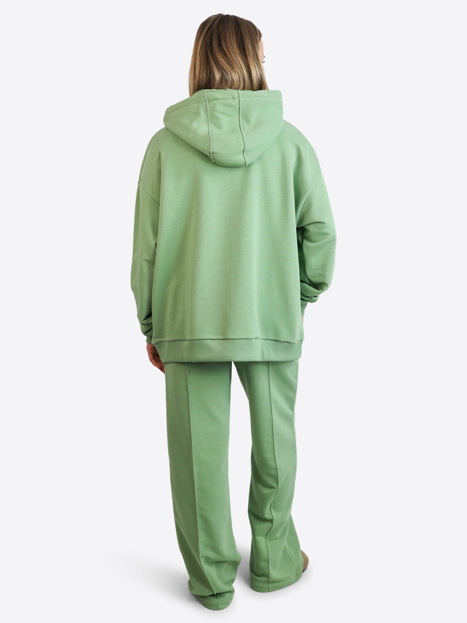 Original Light Wide Waistband Hoodie – Matcha