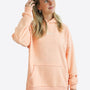 Light Wide Waistband Hoodie – Peach