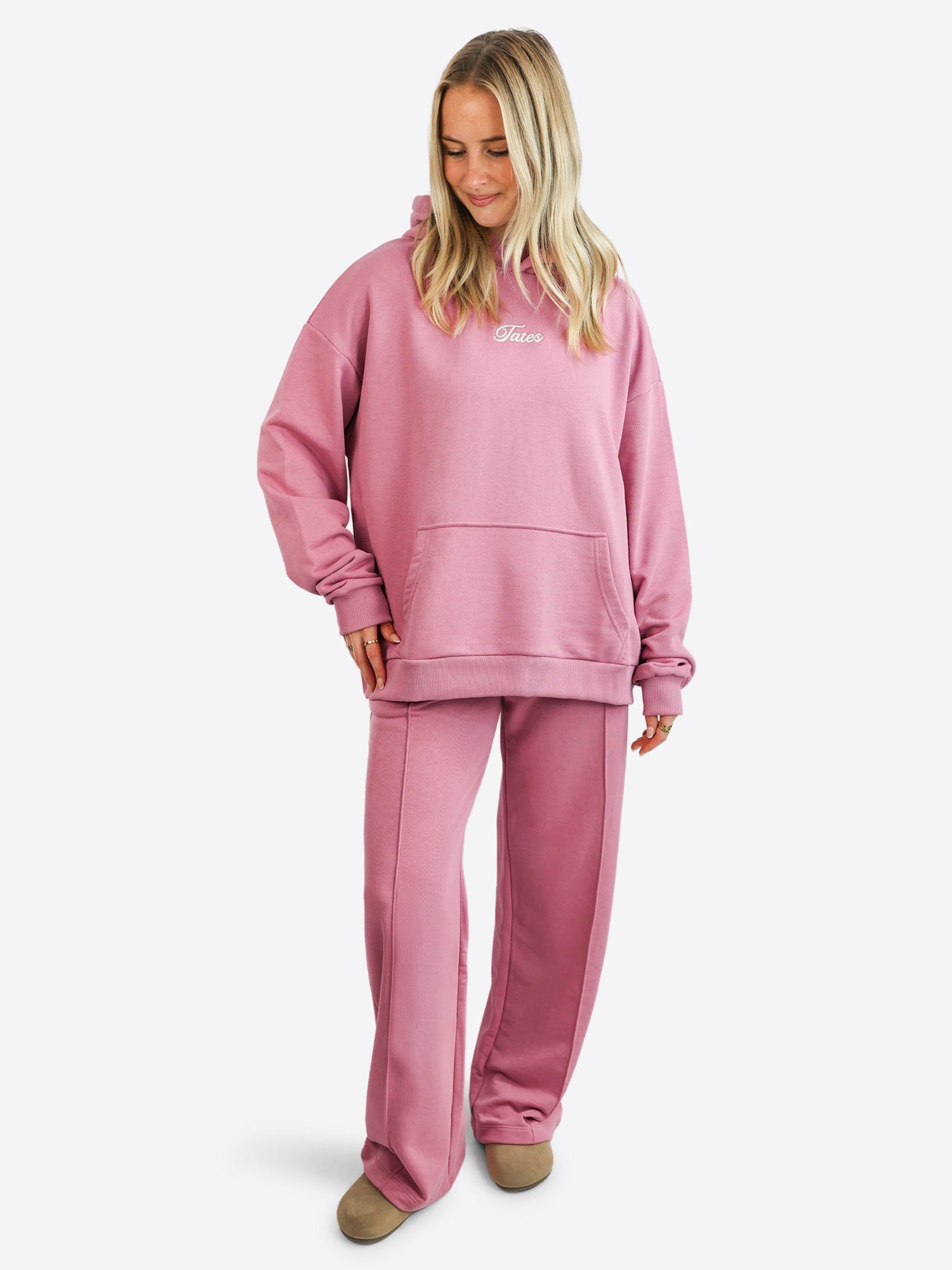 Original Light Wide Waistband Hoodie – Rouge