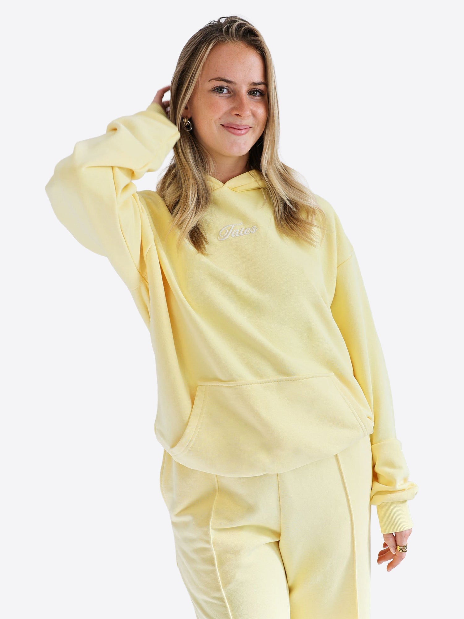 Light Regular Waistband Hoodie – Butter Yellow