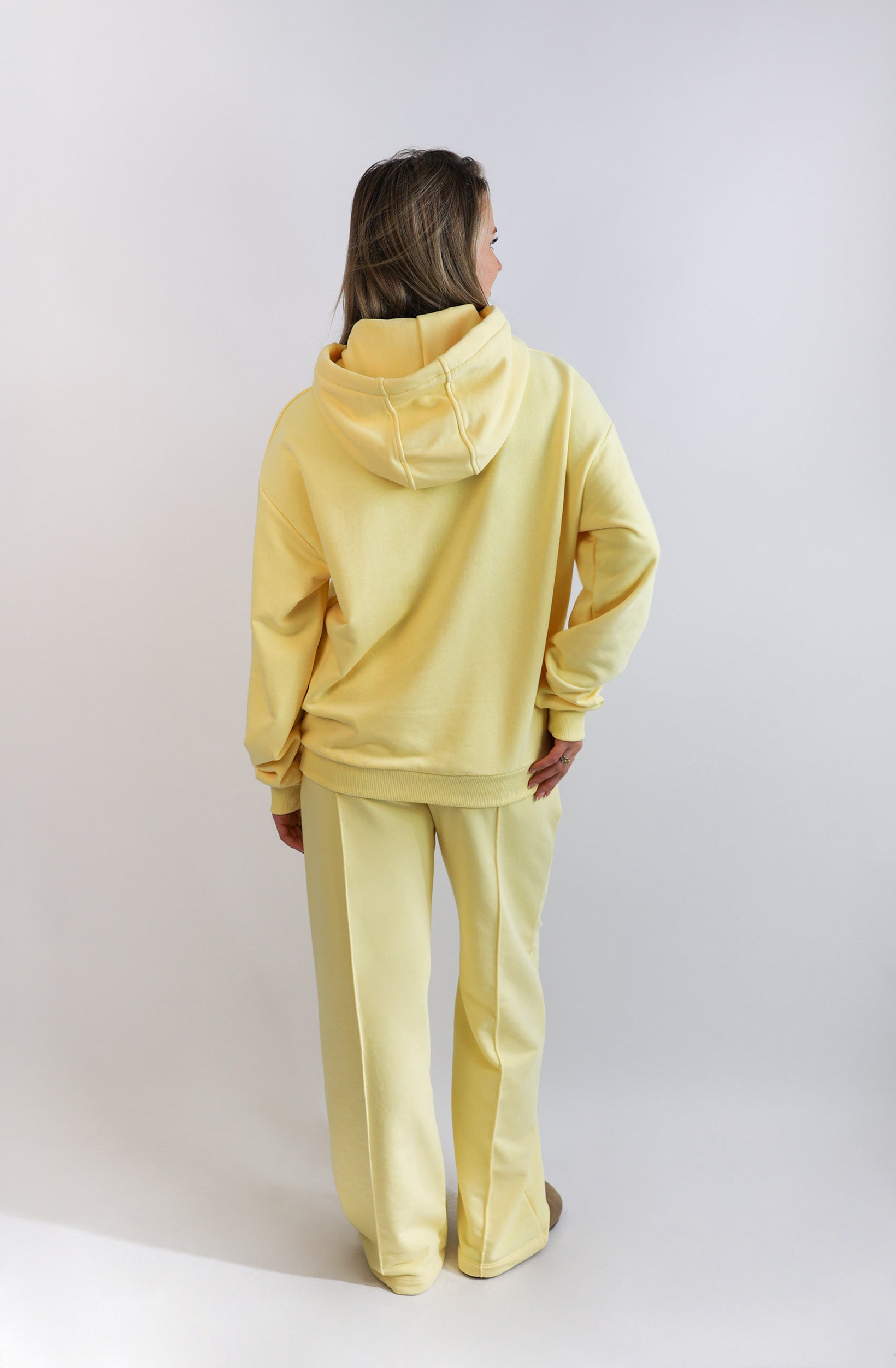 Light Regular Waistband Hoodie – Butter Yellow