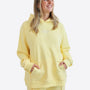 Light Wide Waistband Hoodie – Butter Yellow