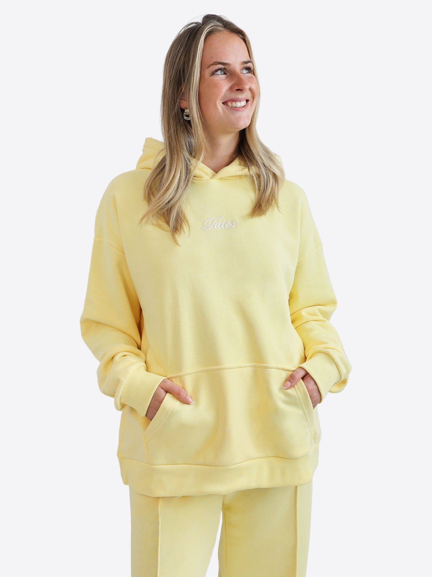 Original Light Wide Waistband Hoodie – Butter Yellow