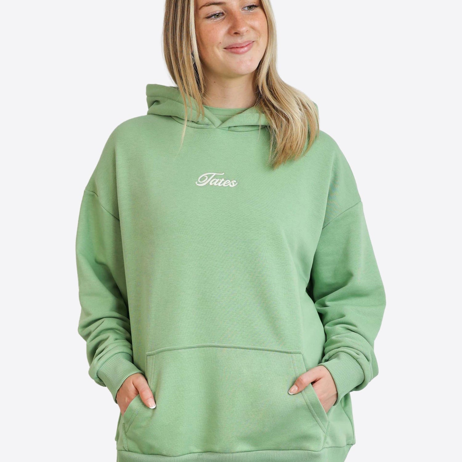 Original Light Wide Waistband Hoodie – Matcha