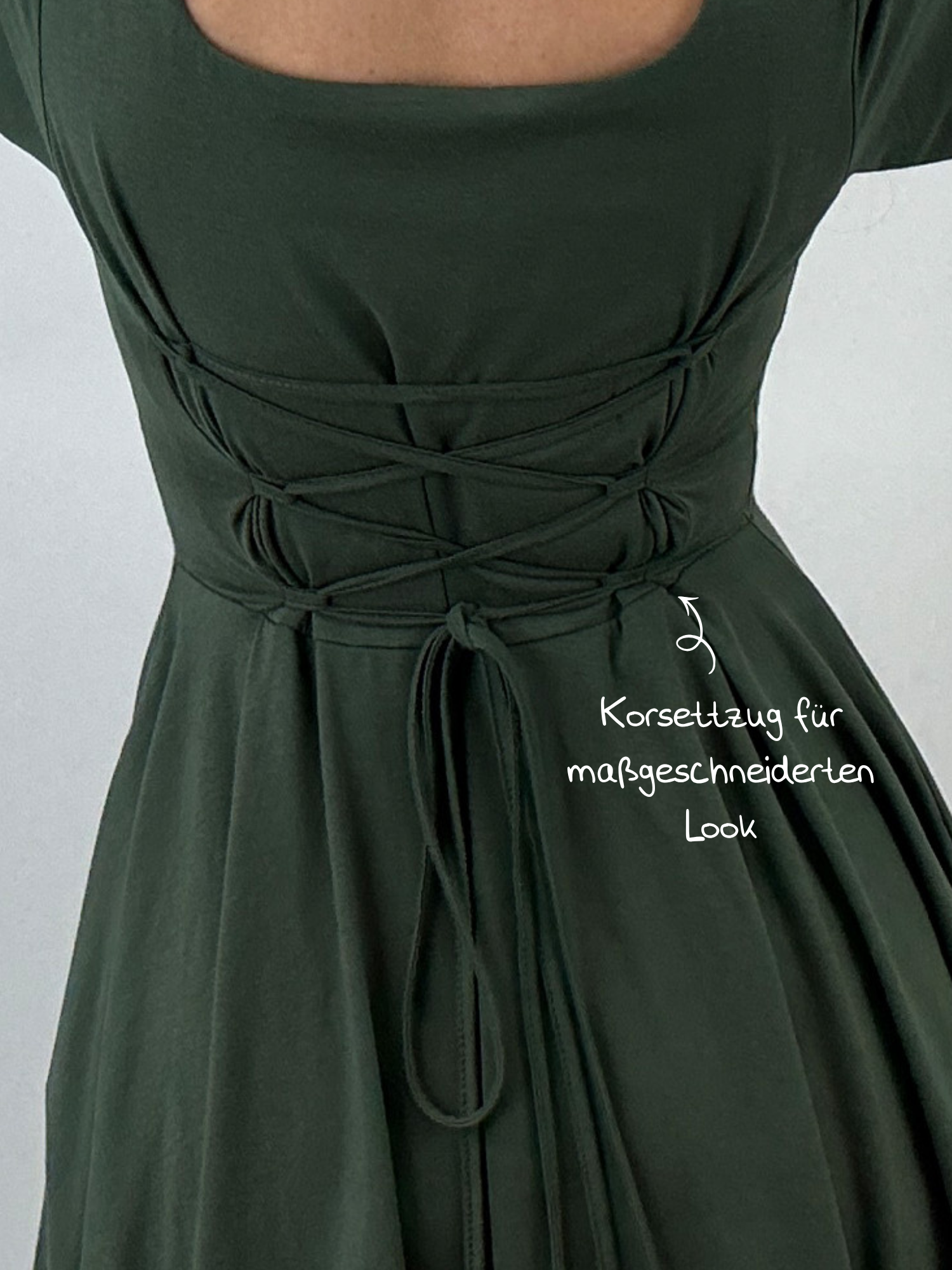 Midi Skort Kleid Mara - Pastellgelb