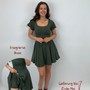 Short Skort Kleid Ivy - Olive