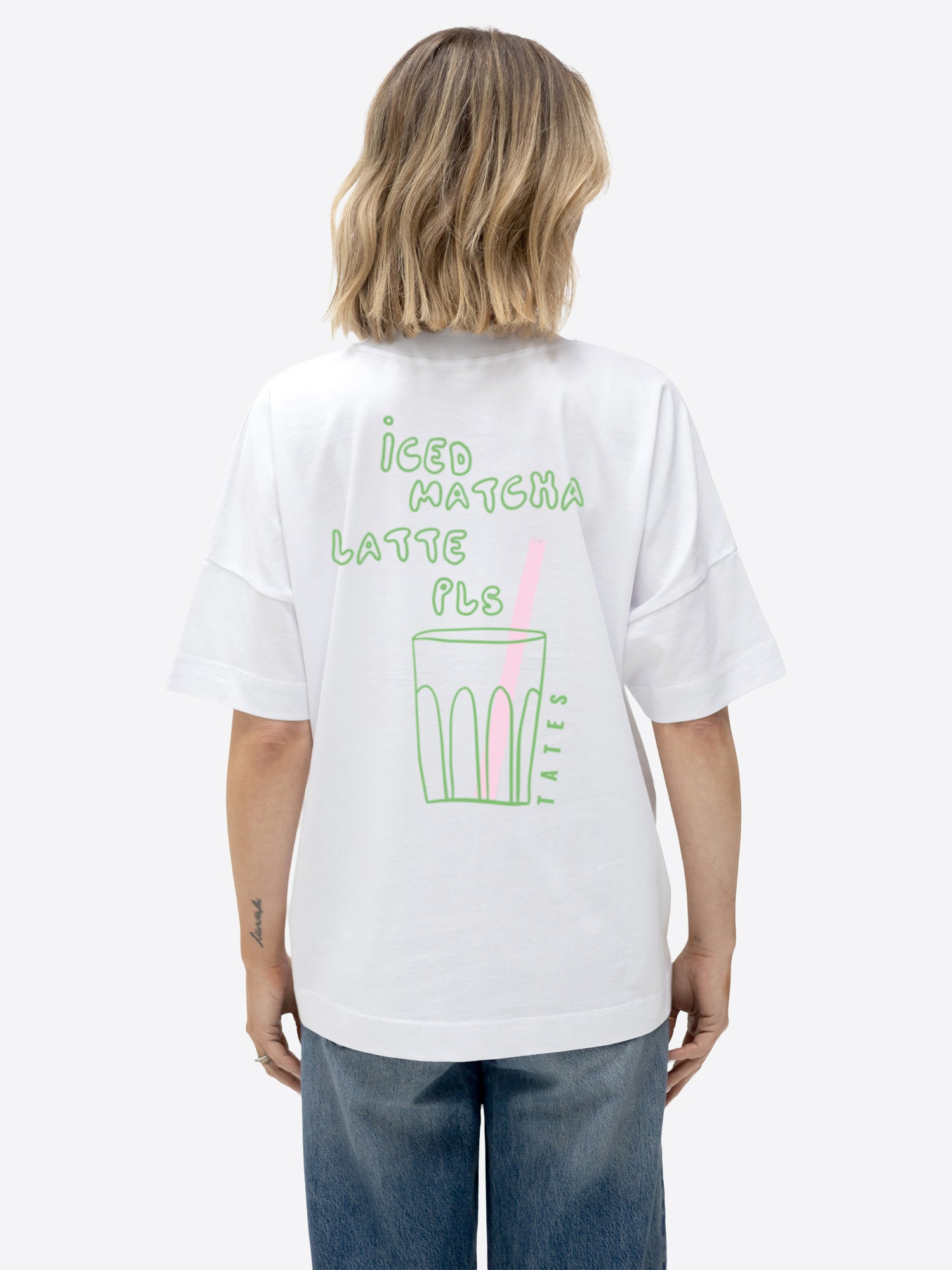 T-Shirt "Iced matcha latte pls"