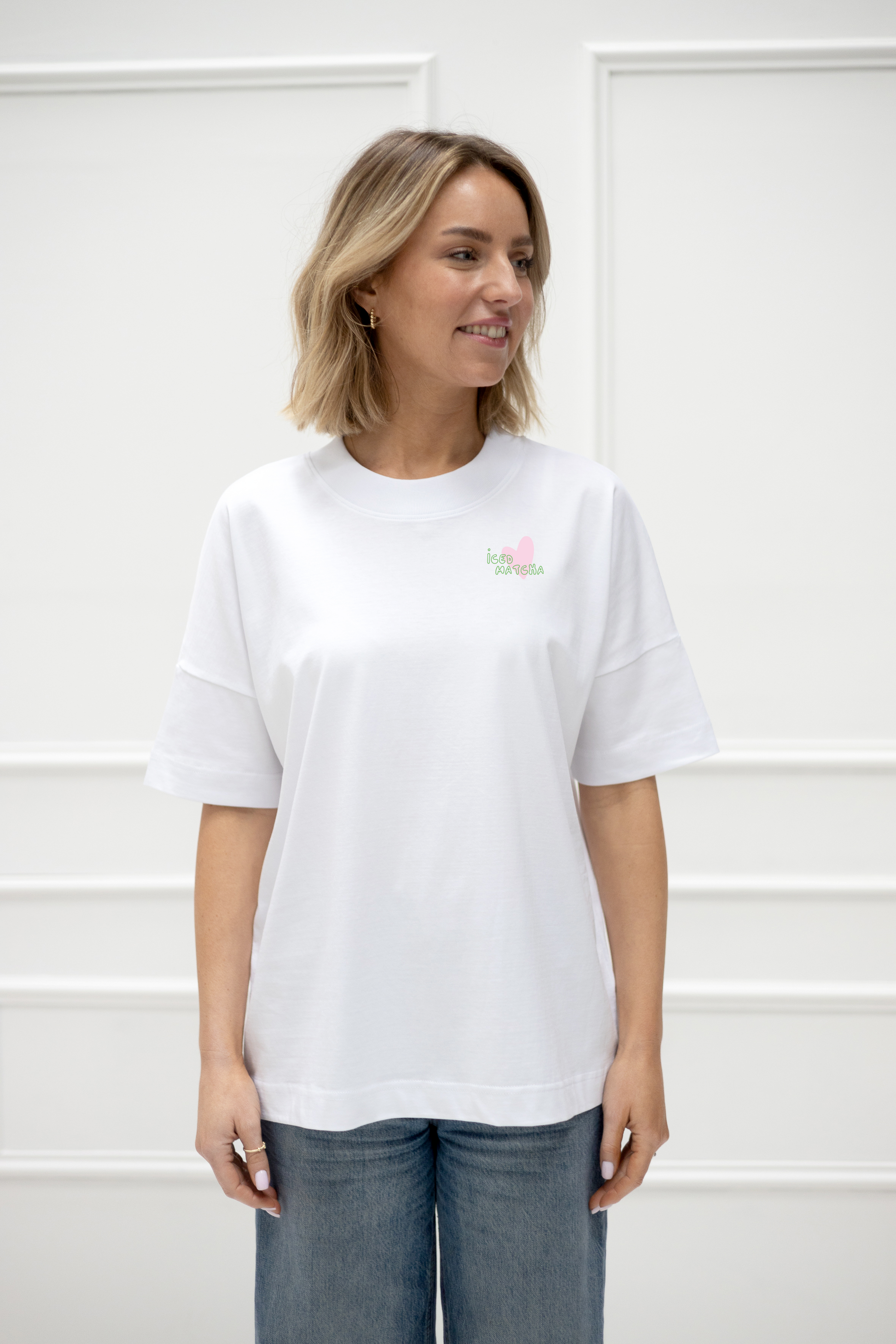 T-Shirt "Iced matcha latte pls"