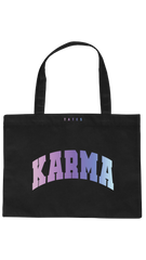 Shopping bag mit "Karma" Motiv