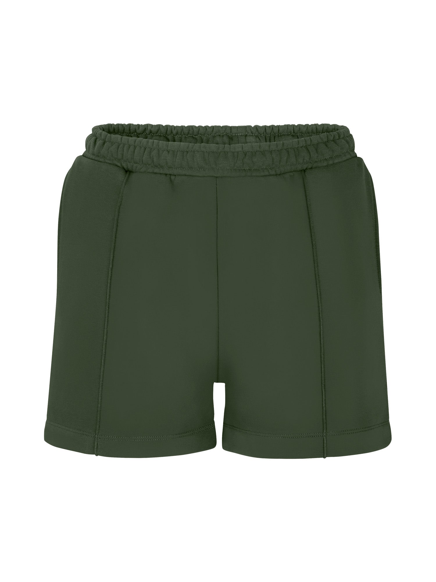 Light Jogginghose kurz mit Biese – Olive