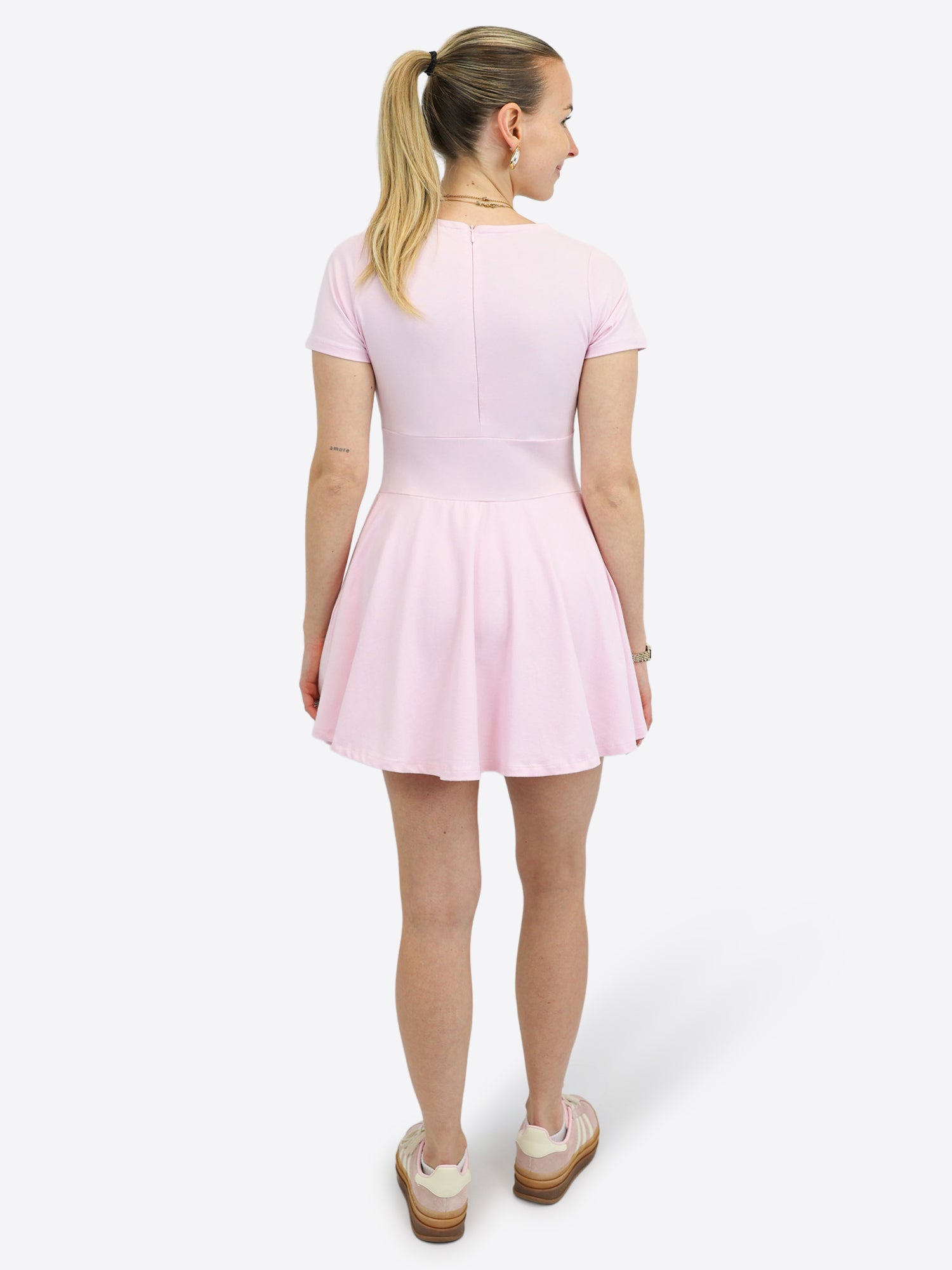 Mini Skort Kleid – Rosa