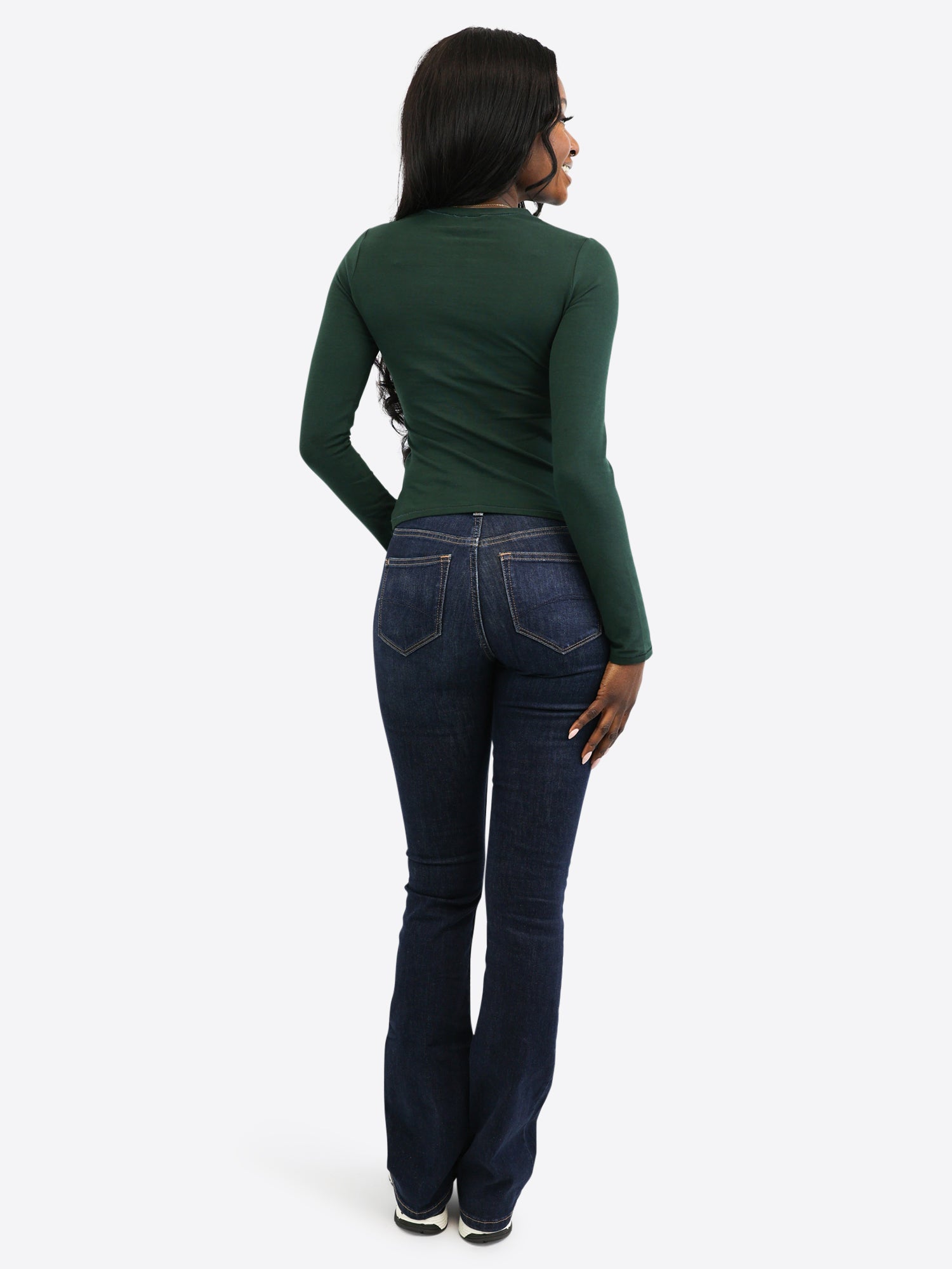 Longsleeve (Slim) – Pine Green