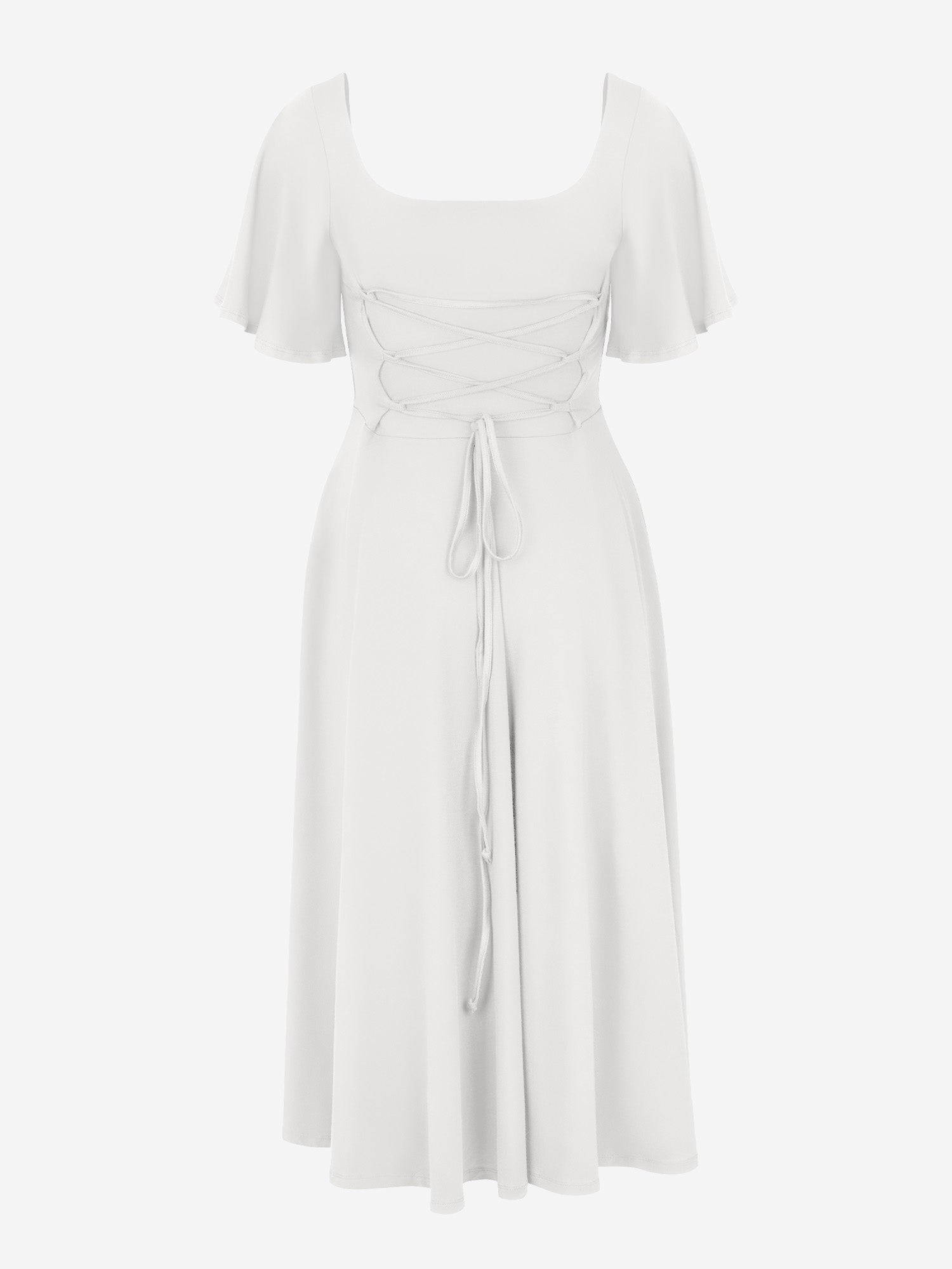 Midi Skort Kleid Kate - Off white