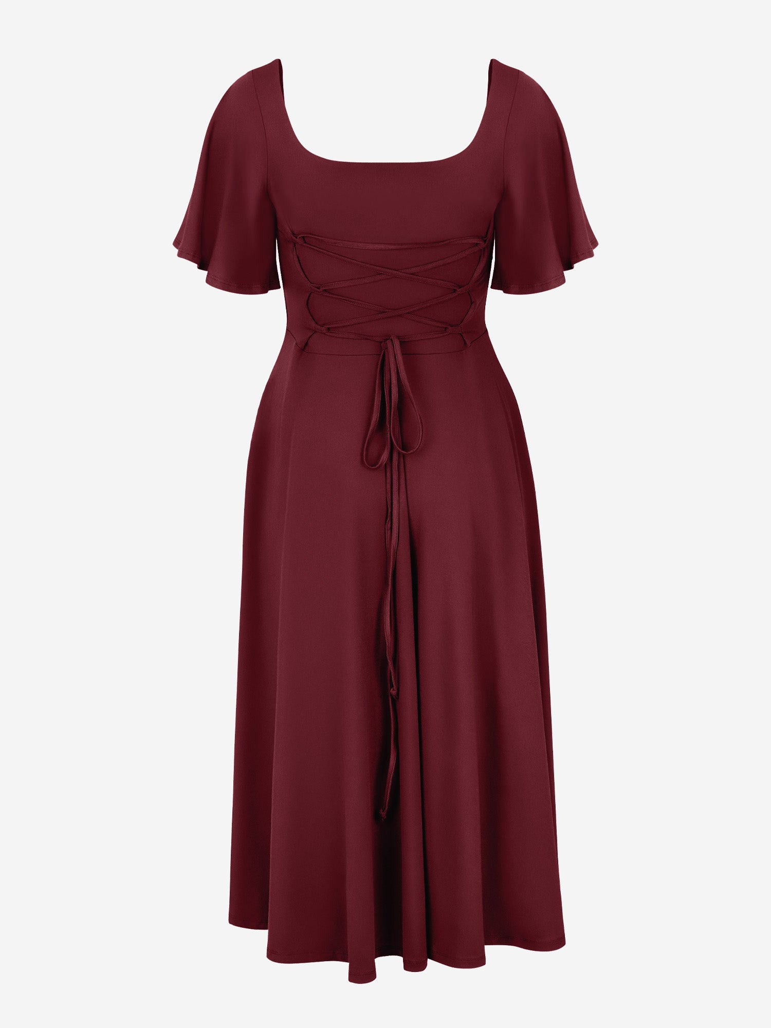 Midi Skort Kleid Mara - Plum