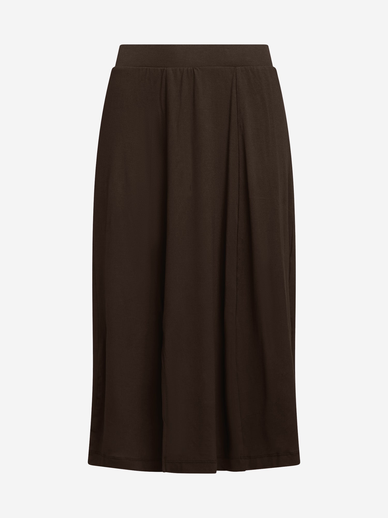 Midi Skort mit Schlitz - Dark Chocolate