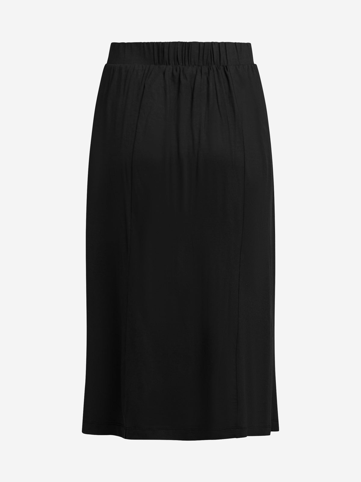 Midi Skort mit Schlitz - Schwarz