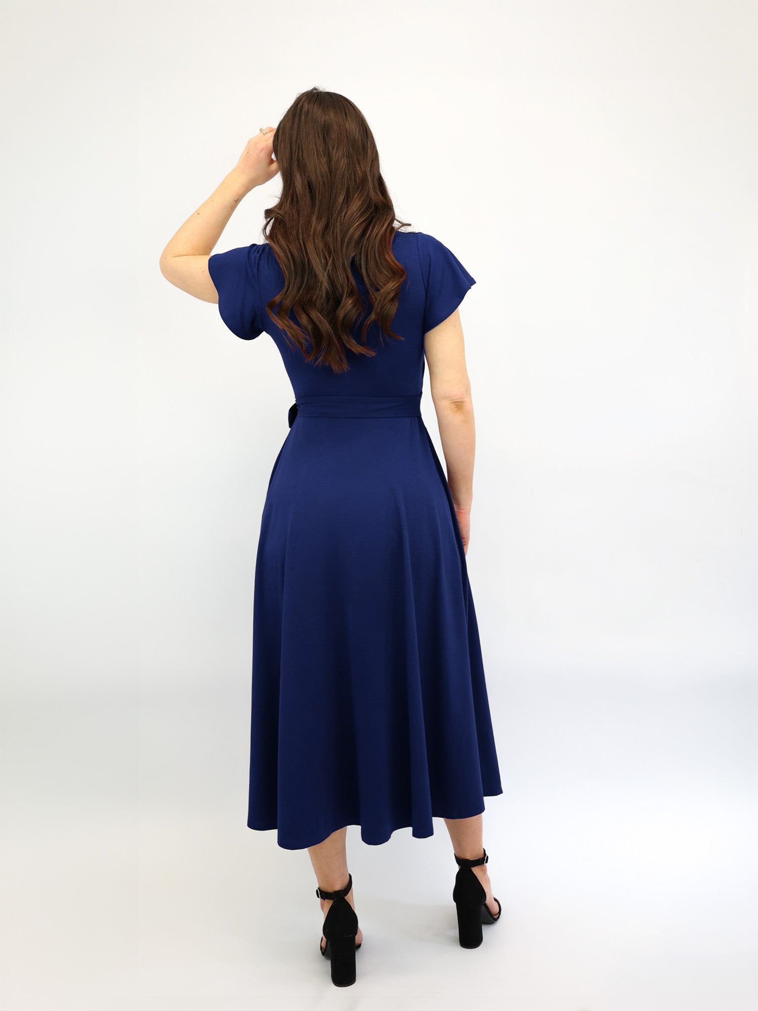 Midi Wickelkleid Carina - Midnight Blue