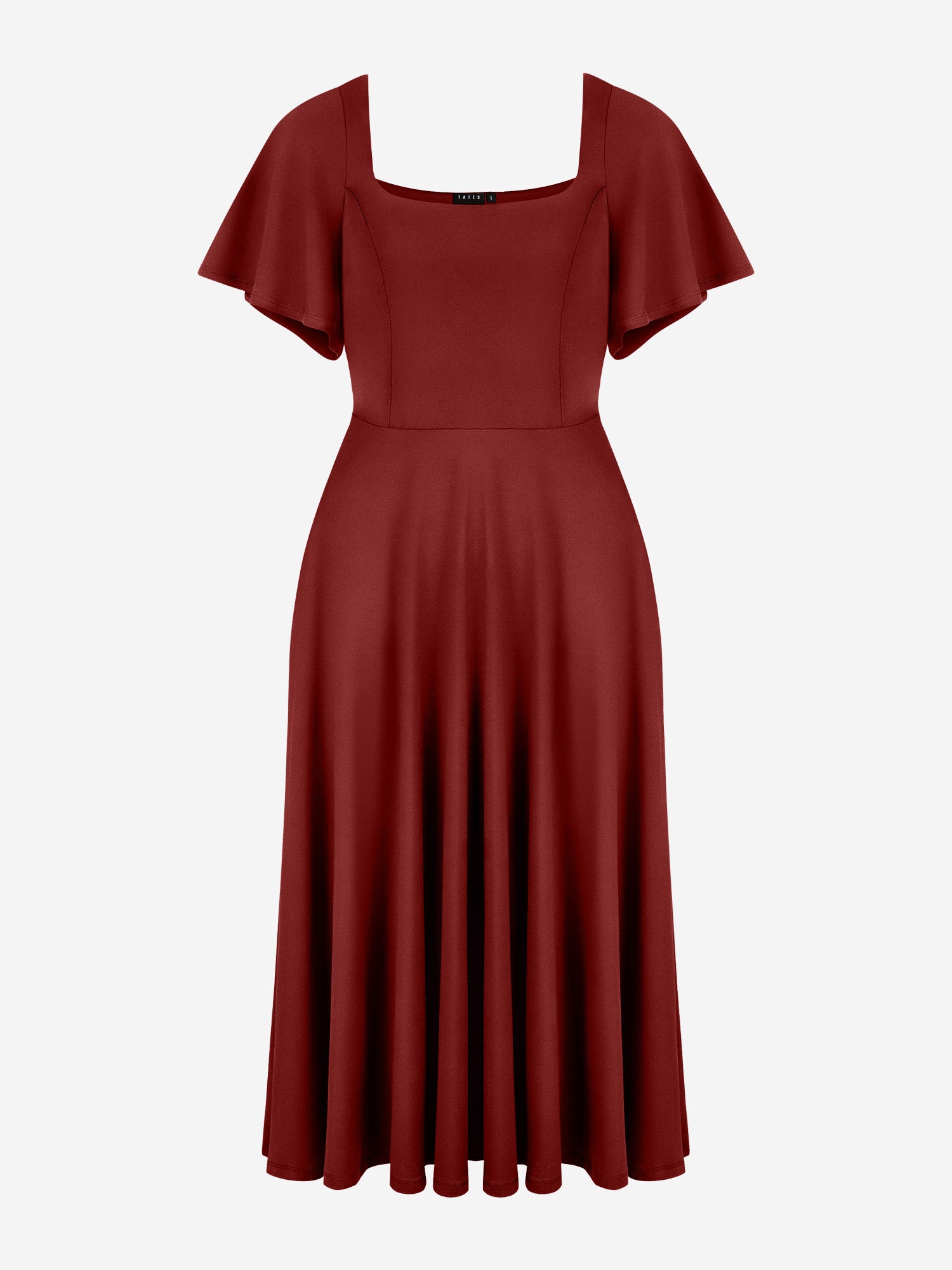 Midi Skort Kleid Mara - Bordeaux