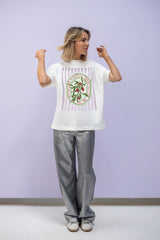 T-Shirt Tates (Oversized) mit "Mistletoe" Motiv